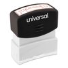 Universal Message Stamp, PAID, Pre-Inked One-Color, Red UNV10062